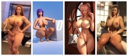 2025 2futas 2girls 3d 3d_model alessa_(auditour) areolae auditour balls big_penis dated daz3d daz_studio female futanari human human_only large_breasts light-skinned_female light-skinned_futanari light_skin natt_(auditour) new_year_2025 nulara_(auditour) oc original_characters penis pink_hair rit_(auditour) testicles