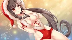 big_breasts brown_hair female female lycia naughty_kingdom nutaku