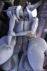 2futas 3d 3d_(artwork) 3d_model 3d_render autopaizuri big_ass big_breasts big_penis big_testicles blizzard_entertainment chaossu3d equine_penis frottage frotting futa_on_futa futa_only futanari glowing_eyes horns horsecock huge_balls huge_breasts huge_cock intersex kissing lightforged_draenei lightforged_draenei_futa paizuri rubbing_penis surprised surprised_expression titjob warcraft white_hair world_of_warcraft wow