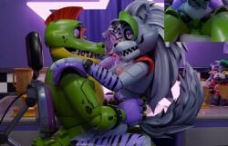 montgomery gator (fnaf) from five nights at freddy's by dark dixon