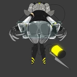ass female female_only glass j_(murder_drones) murder_drones robot robot_girl