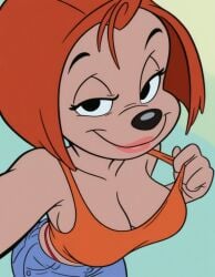 debbie (goof troop) from disney