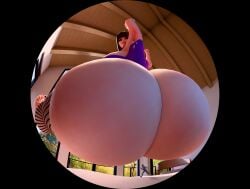 1girls 3d arms_up ass ass_view back_view black_hair blender blitzhero booty booty_shorts bullying buttcrush commissioner_upload curvy female femdom fisheye foot giantess goth goth_girl hallie_(thekid) huge_ass imminent_buttcrush imminent_crush imminent_death juicy_butt looking_back low-angle_view macro macro_female massive_ass micro micro_male pawg pov running smug smug_face stockings tagme thekid thick_ass under_ass voluptuous voluptuous_female