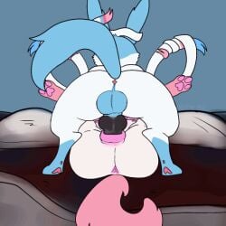 animal_genitalia animal_penis animal_pussy animal_vulva animated anus backsack balls black_penis blue_body blue_fur bodily_fluids bottomless canine_genitalia canine_penis canine_pussy canine_vulva clothed clothing cum cum_inside duo eeveelution emma_(budzisfun) female feral feral_on_feral feral_penetrated feral_penetrating fluffy fluffy_tail from_front_position fur generation_6_pokemon genital_fluids genitals hoodie hoodie_only joseph_von_carstein knot knotted_penis knotting leaking_cum leaking_vagina male male/female mating_press nintendo nsfw_niu orgasm paws penetration penis pink_body pink_fur pink_pussy pink_vulva pokemon pokemon_(species) pussy raised_paw rear_view ribbons_(anatomy) sex shiny_pokemon simple_background spread_legs spreading sylveon tail teats topwear topwear_only vampire vulva white_body white_fur