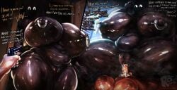 1futa 1girls 1monster alternate_(mandela_catalogue) areolae ass ass_bigger_than_head balls big_areola big_ass big_breasts big_butt big_penis breasts breasts_bigger_than_head bubble_butt chubby chubby_female cum cum_in_pussy cum_inside cumshot curvaceous curvy curvy_figure dialogue ejaculation english_text erect_nipples female femdom futa_on_female futanari gun horror horror_(theme) huge_ass huge_breasts huge_cock intersex larger_female long_neck mandela_catalogue monster monster_girl musk musk_clouds n_(mandela_catalogue) neck nightmare_fuel nightmare_waifu nipple_piercing no_mouth nude orgasm penis piercing piercings pussy rongodombo size_difference skinned_female smaller_futa steam steaming_body submissive sweat sweaty sweaty_body sweaty_breasts sweaty_thighs terror text thick_thighs unseen_futa_face vaginal_penetration voluptuous voluptuous_female wanting_sex weapon wide_hips