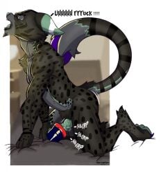 anthro arachnid aroused arthropod domestic_cat erection felid feline felis fleshlight genitals hi_res humping knot knotted_penis looking_pleasured male mammal masturbation mixed_breed moan nude nude_anthro nude_male penetrable_sex_toy penis savannah_cat scorpion scorpion_tail sex_toy solo thrust thrusting