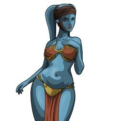 aayla secura from clone wars by slig jeemo