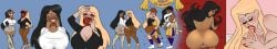 artlover4lifehannah ass basketball_uniform black_body black_hair blonde_female blonde_hair blonde_hair_female blowjob breasts disguise female huge_ass huge_breasts los_angeles_lakers nipple_bulge pencil_skirt pussy skinsuit skinsuit_bodysuit skinsuit_transformation thick_thighs thigh_boots vaginal_penetration