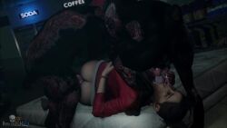 1girls 2boys 3d anal bestiality blender blowjob brown_hair canine canine_penis capcom cerberus_(resident_evil) claire_redfield clothed cum cum_in_ass cum_in_mouth cum_in_pussy darktronicksfm deepthroat face_fucking female female_penetrated feral_on_female feral_penetrating gangbang grabbing_own_breast interspecies knot long_hair male male/female mattress monster open_mouth oral resident_evil_2 resident_evil_2_remake sound spitroast sword_swallowing_position tagme tied_hair video white_skin zombie zombie_dog zoophilia