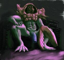 alien alien_boy alien_genitalia alien_humanoid alien_look_like_human amphibian claws crab crustacean lovecraftian male male_focus male_only monster monster_boy monster_cock solo solo_focus solo_male thefirstlastwatcher unusual_anatomy unusual_genitalia unusual_penis