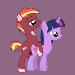 anthro earth_pony equine fan_character female feral_on_feral feral_penetrating fizzyfox_(artist) futa_on_female futanari hasbro humping intersex my_little_pony oc pony standing thrusting twilight_sparkle_(mlp) unicorn vaginal_penetration vaginal_sex
