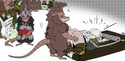 1girls big_breasts big_butt big_penis breasts cum_in_pussy cum_inside edit elf elf_ears female funny furry kerillian multiple_boys noahdoesart penis pussy rat_ogre rat_trap running_a_train skaven stormvermin straight trapped vermintide waiting_for_turn warhammer_(franchise) warhammer_fantasy wood_elf wood_elf_(warhammer)