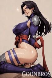 1boy 1girls ai_generated animated ass athletic_female bangs big_breasts breasts clothed_sex cowgirl_position duo fat_male female femdom goonbros heroine large_ass large_breasts large_penis latex_suit leotard light-skinned_female male marvel marvel_comics penis penis_in_pussy pov psylocke psylocke_(marvel_rivals) pussy sex sideways smirk spandex submissive_male superheroine vaginal_penetration