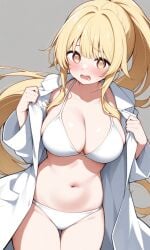 1female 1girls ai_generated azuha_hoshino bikini breasts detectives_these_days_are_crazy female female_only first_porn_of_character first_porn_of_franchise sfw solo solo_female solo_focus