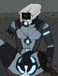 1boy amputee anal balls battlefield cameraman cameraman_(skibidi_toilet) cock completely_nude cum damaged defeated dick dubious_consent ejaculation lucky_cameraman male missing_arm missing_leg nude object_head outside outside_sex penis robot robot_humanoid robot_joints scratched sketch skibidi_toilet
