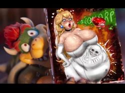bones_in_stomach bowser bowser_showing_his_painting burping digested digestion digestion_noises flezzer hyper hyper_belly hyper_breasts hyper_thighs mario_(series) painting princess_peach same_size_vore soft_vore super_mario_bros._(2023_film) super_mario_galaxy_(2026_film) vore vore_belly
