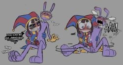 jax (the amazing digital circus) from glitch productions by ethicalgoon