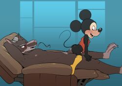2boys crossover disney drai_(artist) gay male male_only mickey_mouse nickelodeon splinter teenage_mutant_ninja_turtles teenage_mutant_ninja_turtles_(2012) tmnt tmnt_2012 yaoi