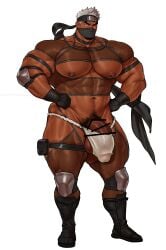 2026 abs arms balls bara biceps big_balls big_muscles big_pecs big_penis blush bodybuilder bulge censored chest_hair facial_hair flaccid fundoshi hairy_male high_resolution highres huge_balls huge_cock kuromine_hiraya legs male male_only muscles muscular muscular_male muscular_thighs nipples pecs penis pubic_hair solo solo_male tan_skin thick_thighs veiny_muscles yaoi yuatari