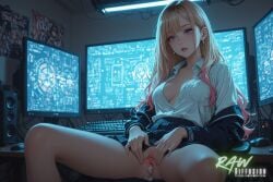 ai_generated anime beauty breasts creampie creampied female_only hentai marin_kitagawa my_dress_up_darling naked nipples nsfw nude nude_female pussy rawdiffusion rule34 solo tits