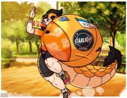 big_breasts breasts cleavage drokmars female furry huge_breasts hyper_breasts tagme thick_thighs wide_hips