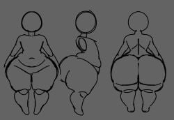 ambiguous_gender big_ass big_butt big_hips bubble_ass bubble_butt chubby dumptruck_ass dumptruck_butt fat fat_ass fat_butt huge_hips massive_ass massive_butt massive_hips naked nude original ribznsfw sketch standing thick thick_ass thick_butt thick_hips thick_legs thick_thighs