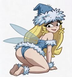 ai_generated ass_focus big_ass doggy_position helena_handbasket_(rayman) nymph_(rayman) rayman_(series) rayman_legends rayman_origins