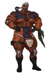 2026 abs arms balls bara biceps big_balls big_muscles big_pecs big_penis blush bodybuilder bulge censored chest_hair facial_hair flaccid fundoshi hairy_male high_resolution highres huge_balls huge_cock kuromine_hiraya legs male male_only muscles muscular muscular_male muscular_thighs nipples pecs penis pubic_hair solo solo_male tan_skin thick_thighs veiny_muscles yaoi yuatari