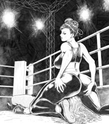 2girls artist_request big_ass big_breasts birds_of_prey black_canary breasts capcom chun-li crossover curvaceous curvy curvy_figure dc_comics digital_media_(artwork) dinah_lance dominant dominant_female facesitting female femdom femsub green_arrow_(series) hips hourglass_figure huge_ass huge_breasts justice_league large_ass large_breasts legs light-skinned_female light_skin mature mature_female slim_waist street_fighter thick thick_hips thick_legs thick_thighs thighs unknown_artist voluptuous waist wide_hips