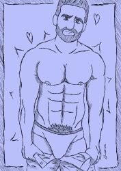 1boy 1boys 2026 2d 2d_(artwork) 2d_artwork abs bara beard bearded big_penis brazil brazilian brazilian_male celebrity cock erect_penis erection gay gay_male htanxnsfw huge_balls human human_only male male_focus male_only masculine masculine_male monochrome muscles nipples partially_clothed partially_clothed_male partially_nude partially_undressed presenting presenting_balls presenting_penis pubic_hair real_person smile smiley_face smiling solo solo_focus solo_male underpants yaoi