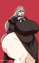 alexandrina_sebastiane big_ass big_boobs big_breasts curvaceous curvy curvy_female curvy_figure curvy_hips fat fat_ass goth goth_mommy hoyoverse jasmine29161093 jazzanna large_ass large_breasts large_butt large_thighs larger_female maid massive_breasts milf nicole_demara pink_hair plus_size thick_ass thick_butt thick_thighs tits top_heavy zenless_zone_zero zzz