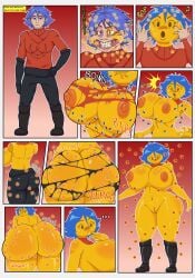 breast_expansion emoji emoji_(race) emojification gender_transformation mtf_transformation skin_color_change transformation
