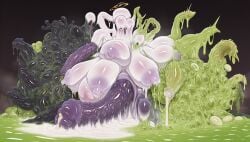 1girls absorption ai_generated assimilation body_horror breasts conjoined cum cum_drip egg_laying eggs excessive_cum extra_arms futanari goo_creature goo_transformation huge_anus huge_cock hybrid melting merging monster monster_girl multi_genitalia mutant mutation pregnant puffy_anus sagging_breasts slime slime_girl slime_monster solo_focus sticky stomach_bulge tentacle tentacle_pit tentacle_sex transformation unusual_anatomy unusual_penis