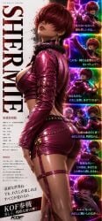 1girls ai_generated big_ass big_breasts king_of_fighters light-skinned_female light_skin long_hair shermie_(kof) voluptuous_female