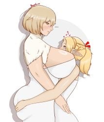 2girls ass bed bedroom between_breasts big_ass big_boobs big_breasts big_butt big_hips big_thighs big_tits blonde blonde_female blonde_hair boobs breasts butt chubby chubby_female curvaceous curvaceous_body curvaceous_female curvaceous_figure curvaceous_hips curvaceous_thighs curvy curvy_body curvy_female curvy_figure curvy_hips curvy_thighs delicious_in_dungeon dungeon_meshi elf elf_ears elf_female elf_girl falin_touden female female/female gigantic_ass gigantic_boobs gigantic_breasts gigantic_butt gigantic_hips gigantic_thighs gigantic_tits grabbing grabbing_ass green_eyes heart heart_symbol hips huge_ass huge_boobs huge_breasts huge_butt huge_hips huge_thighs huge_tits lesbian lesbian_couple long_hair marcille_donato massive_ass massive_boobs massive_breasts massive_butt massive_hips massive_thighs massive_tits ship short_hair tall_female taller_female thick_thighs thighhighs thighs tits voluptuous voluptuous_body voluptuous_female wide_hips wide_thighs yellow_eyes