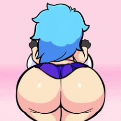 1girls animated anus ass ass_clapping big_ass big_breasts blue_hair bouncing_breasts breasts color edit friday_night_funkin friday_night_funkin_mod kirbykidj large_ass pubic_hair pussy sky_(friday_night_funkin) skyblue skyblue_(friday_night_funkin) tagme