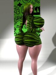 3d big_ass big_breasts billie_eilish cakenite solo tagme thick_thighs