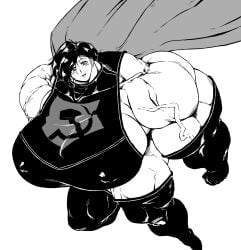 breasts cape female miche-san muscles muscular muscular_arms muscular_female muscular_legs soviet_superwoman