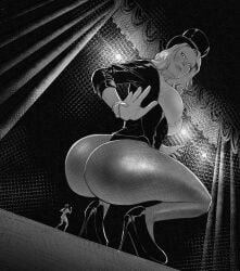 2girls artist_request atomica big_ass big_breasts breasts crime_syndicate curvaceous curvy curvy_figure dc_comics digital_media_(artwork) female hips homo_magi hourglass_figure huge_ass huge_breasts justice_league justice_league_dark large_ass large_breasts legs light-skinned_female light_skin magic_user magician mature mature_female rhonda_pineda slim_waist thick thick_hips thick_legs thick_thighs thighs unknown_artist voluptuous waist wide_hips zatanna zatanna_zatara