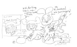anais_watterson balls big_breasts bigger_female bigger_penetrated breasts centipedemc cum cum_in_mouth cum_in_pussy cum_on_body female female_penetrated futa_on_female futa_penetrating futanari huge_balls huge_cock penis penny_fitzgerald sketch smaller_futa smaller_penetrating the_amazing_world_of_gumball