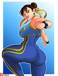 chun-li from street fighter by parvad