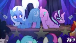animated big_ass canaryprimary dildo dildo_in_pussy dildo_insertion female female_focus horn horns horny horny_female horse long_hair mlp_g4 my_little_pony my_little_pony_friendship_is_magic public public_sex pussy_juice pussy_juice_drip sex_toy stage starlight_glimmer tagme trixie_(mlp) video