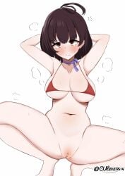1girls 2d 2d_(artwork) 2d_artwork almost_naked almost_nude arm_behind_head armpit armpit_crease armpit_peek armpits arms_behind_head background bare_armpits bare_arms bare_belly bare_calves bare_chest bare_hands bare_hips bare_knees bare_legs bare_midriff bare_navel bare_pussy bare_shoulders bare_skin bare_thighs bare_torso belly belly_button big_boobs big_breasts bikini bikini_only bikini_top black-haired_female black_hair blank_background blush_face blushing blushing_at_viewer blushing_female breasts busty busty_female busty_girl calves collarbone cul82877514 dark_hair digital digital_art digital_drawing digital_drawing_(artwork) digital_media digital_media_(artwork) drawing elbows exposed exposed_armpits exposed_arms exposed_belly exposed_chest exposed_hips exposed_legs exposed_midriff exposed_navel exposed_pussy exposed_shoulders exposed_skin exposed_thighs exposed_torso eyebrows_visible_through_hair feet female female_focus female_only flushed flushed_face frown frown_eyebrows frowning frowning_at_viewer full_body groin hairless_armpits halterneck hand_behind_head hands_behind_head hi_res high_res high_resolution highres inframammary_fold inguinal_crease inguinal_ligament knees koutetsujou_no_kabaneri large_boobs large_breasts lean_figure legs legs_apart legs_folded legs_spread looking_at_viewer micro_bikini midriff monotone_background mostly_nude mumei_(kabaneri) naked naked_female naked_woman narrow_waist navel nearly_nude no_shoes nude nude_female nudity one_color_background plain_background portrait posing posing_for_the_viewer posing_naked posing_nude practically_nude presenting_armpit pussy red-eyed_female red_bikini red_bikini_top red_eyes red_micro_bikini red_string_bikini red_swimsuit red_swimwear scowl shaved_armpits short_hair shoulders skimpy_bikini slender_body slender_waist slim_female slim_waist small_bikini solid_color_background solo spread_legs spreading_legs spreading_thighs squat squatting squatting_female squatting_pose string_bikini swimsuit swimwear thick_thighs thighs underboob white_background wide_hips