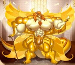 big_bulge bodybuilder bulge furry male male_only muscles muscular muscular_arms muscular_male muscular_thighs regnar