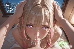 ai_generated anime beauty blowjob breasts cock cum cum_in_mouth hentai marin_kitagawa my_dress_up_darling naked nipples nsfw nude nude_female rawdiffusion rule34