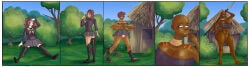 ass ass_expansion blackification breast_expansion breast_growth breast_growth_(enlargement) breasts cleavage ebonization female hair_loss huge_ass huge_breasts kujikawa_rise lassnirra persona persona_4 race_swap ripped_clothing shipwreck stranded tagme tan tanned_female tanned_skin thick_thighs thigh_expansion transformation transformation_sequence tribal tribal_corruption tribal_markings tribal_necklace tribal_paint tribal_tattoo wide_hips wrecked