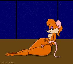 antira anus ass breasts feet female fur furry furry_only looking_at_viewer mammal presenting presenting_anus presenting_hindquarters presenting_pussy pussy rat rhubella_rat rodent sideboob solo spread_ass spreading tail tiny_toon_adventures warner_brothers