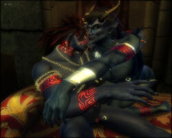 3d game_screenshot gay male male_only no_humans oblivion slof the_elder_scrolls xivilai yaoi