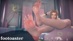 aerith gainsborough from final fantasy by footoaster