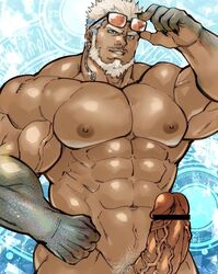 1boy aegir_(tokyo_afterschool_summoners) bara male male_only penis solo tagme tokyo_afterschool_summoners